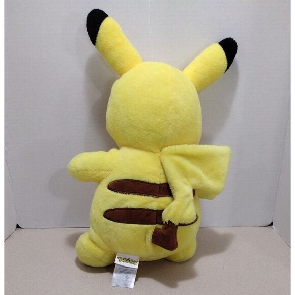 Build A Bear Pokemon Pikachu 18 Inch Plush 2016... | Depop Build a Bear Pikachu Pokemon Plush Stuffed animal yellow Talking Large 18 inch!!